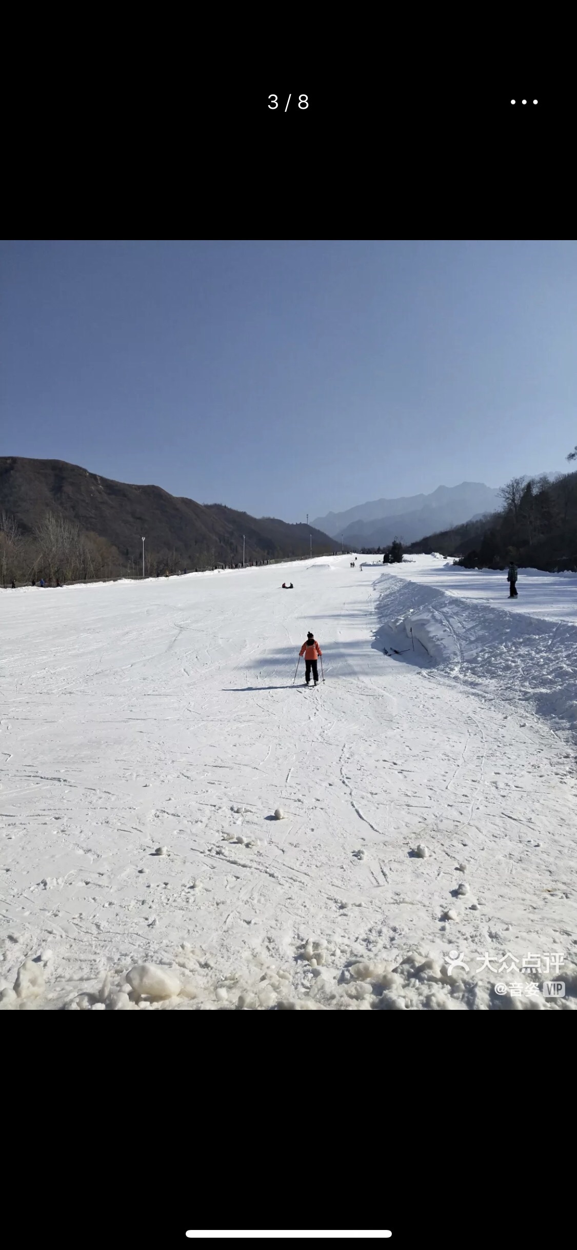 蓝田竹林畔滑雪场图片