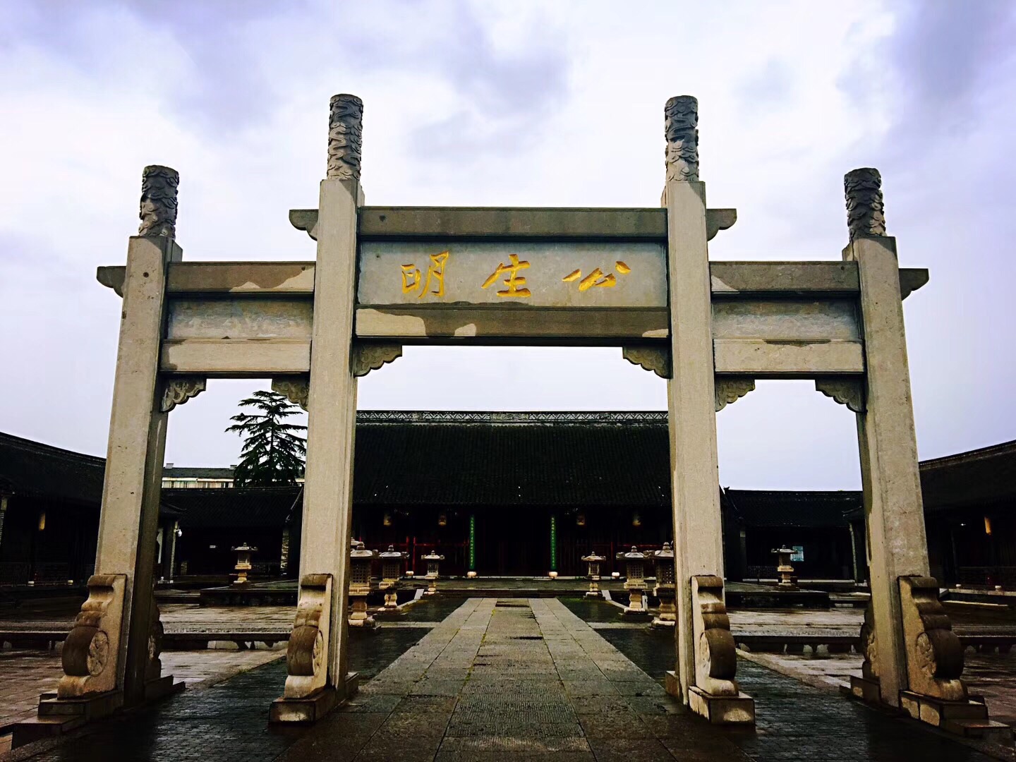 淮安府署的大堂面积超过500平方米,为全国之最,大堂后是内堂及后花园