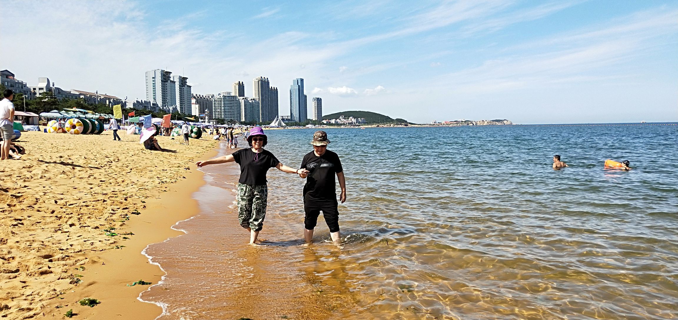 最美时节！威海的国际海水浴场-搜狐大视野-搜狐新闻