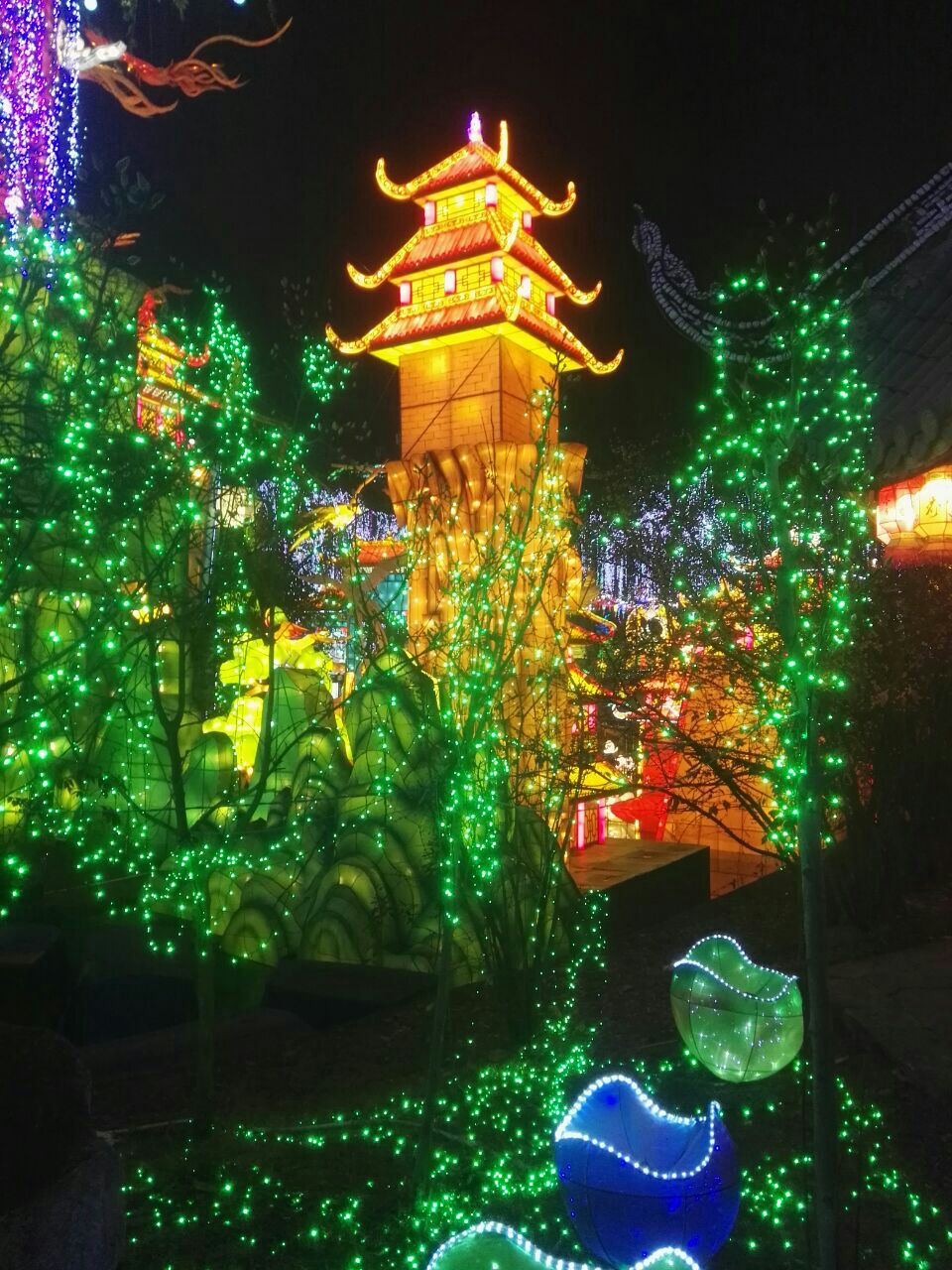 自贡彩灯公园旅游景点攻略图