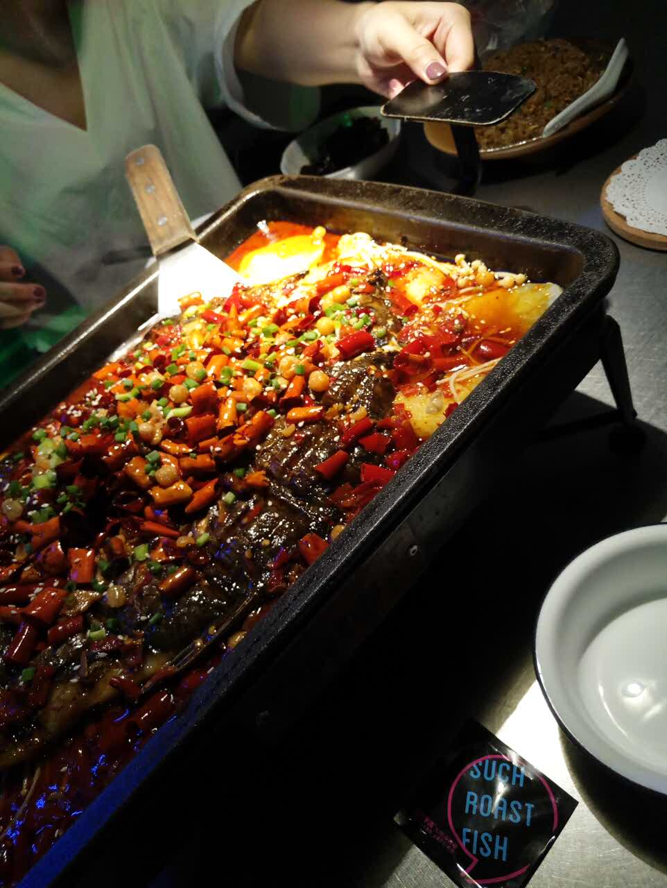 2021匠子烤鱼(日月广场店)美食餐厅,味道不错,环境也不错本来是.