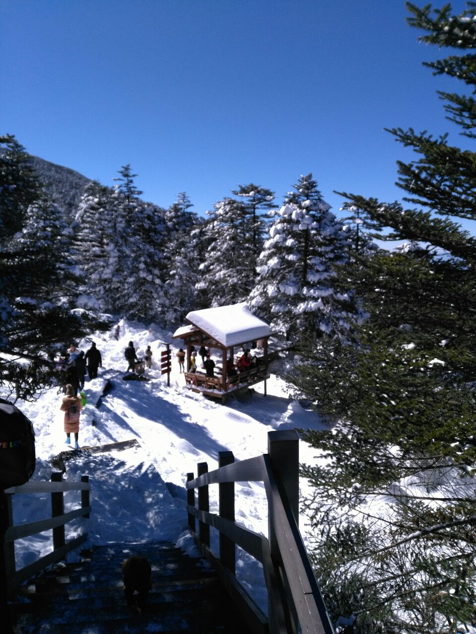 轿子雪山风景区图片图片