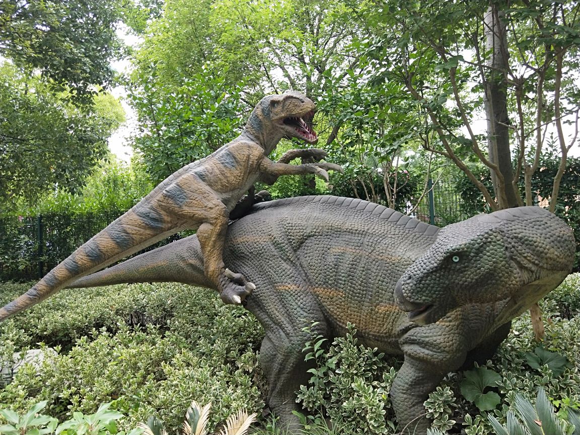 2023顾村公园自然谷恐龙乐园玩乐攻略,但是仿真恐龙还是不错的 没去.