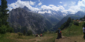 少女峰游记图文-电影007拍摄地雪朗峰下精致的米伦小镇---瑞士3周自由行（17）