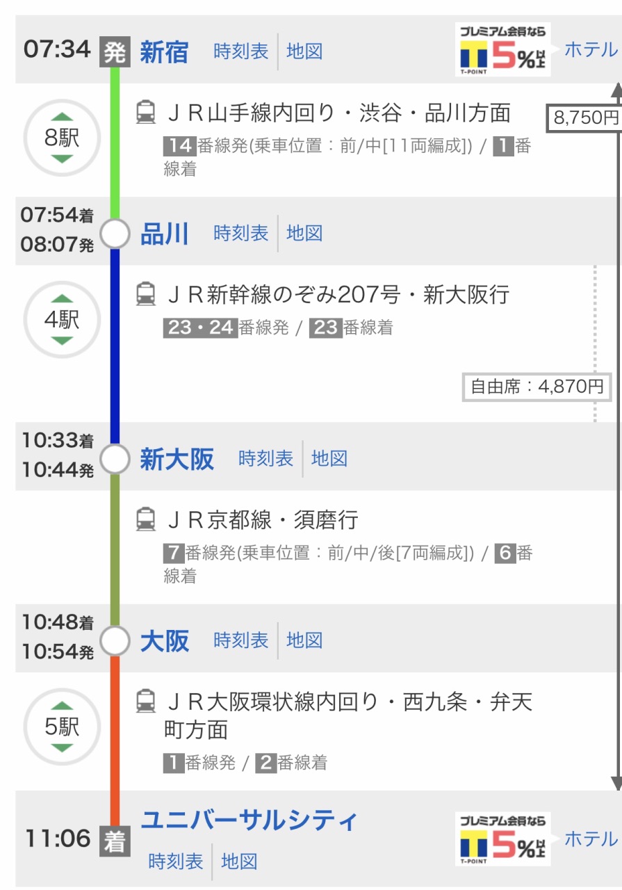 东京新宿如何到大阪环球影城 东京旅游问答 携程攻略