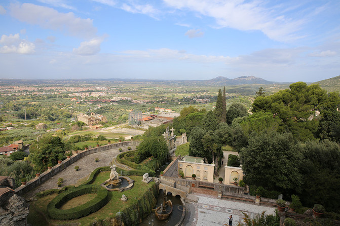 意大利蒂沃利游玩的一天