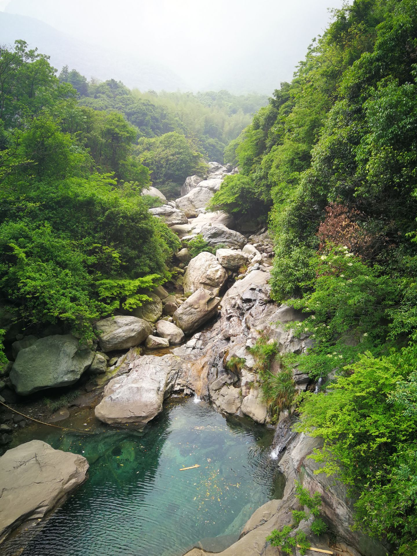 因為時間關係,沒有時間去廬山主景區體驗,只能走馬觀花地來看三疊泉