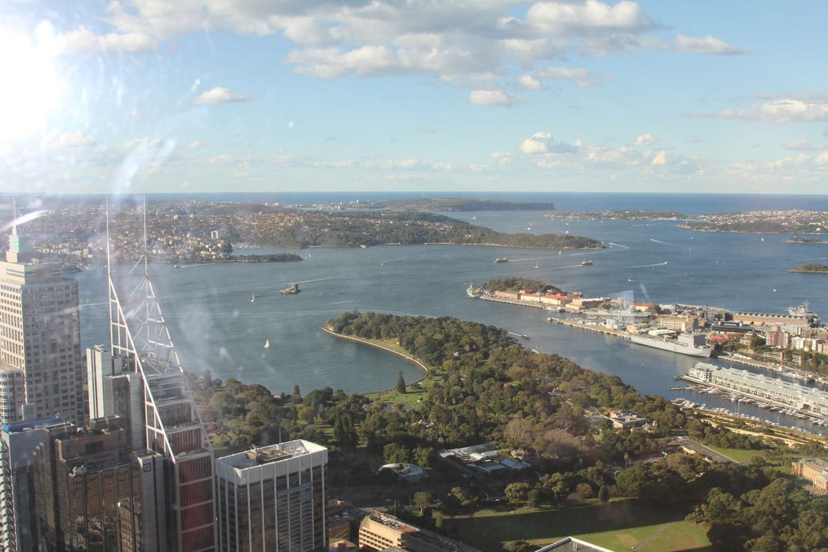 悉尼最高的建筑物,可以俯视整个悉尼城市.