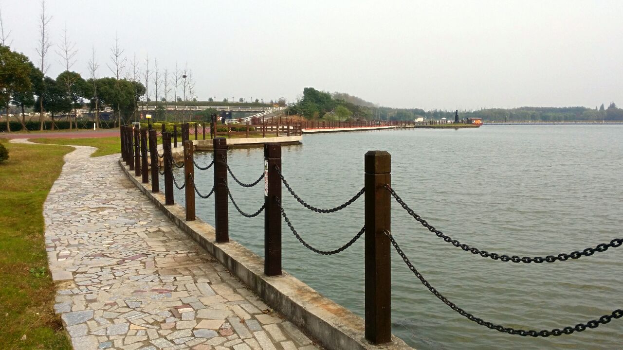 邓州明珠湖公园图片