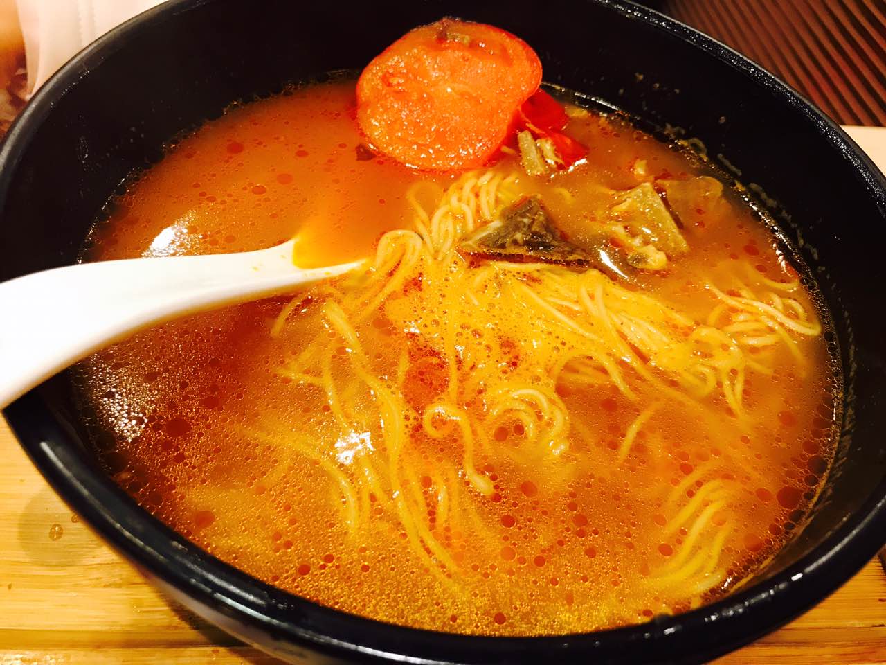 番茄牛肉煨面味道更好一些,牛肉比较好吃老上海红豆刨冰,感觉是做好