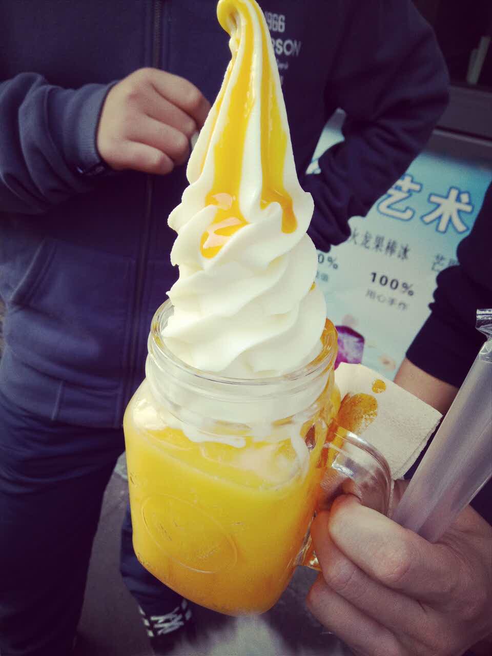 去南塘老街,冰工厂的芒果口味是一个很不错的选择,下去去了还会再来一