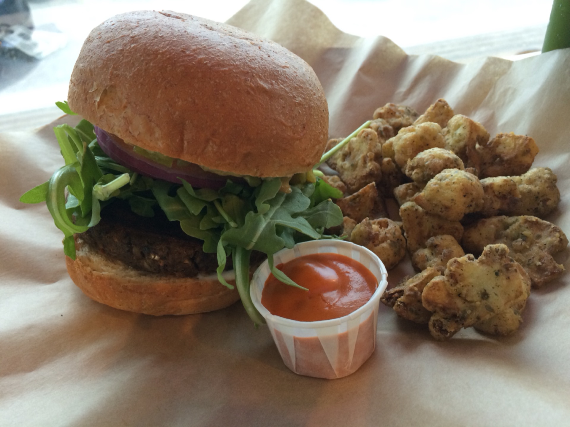 cauliflower nuggets are the bomb!