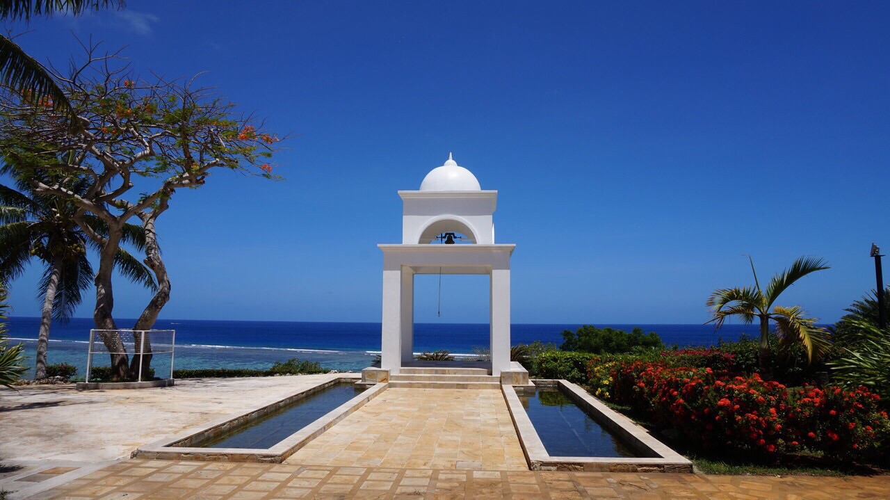 【携程攻略】塞班岛马里亚纳海滨教堂景点,马里亚纳海滨教堂位于马里