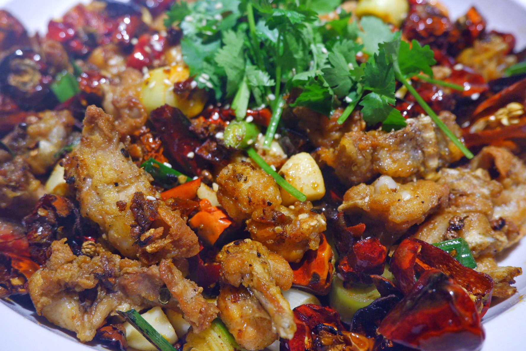 干锅田鸡,椒香麻辣,重口味的最爱.