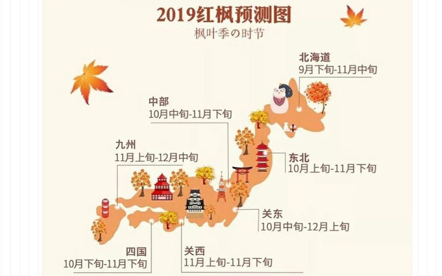 日本 最佳赏红叶地点推荐 附上19赏枫时间 日本游记攻略 携程攻略