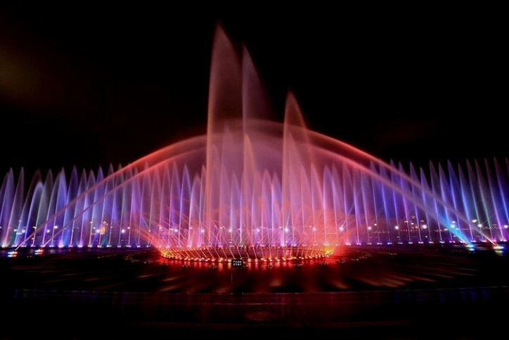 南昌秋水广场音乐喷泉
