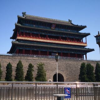 北京朝阳门城楼图片