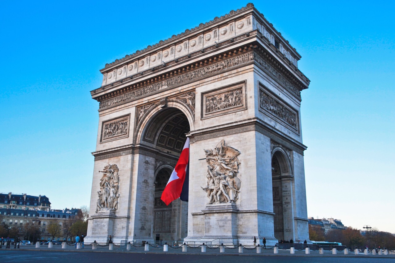 【携程攻略】巴黎凯旋门景点,【欧洲蜜月之旅2016.03】旅程的第一天晚上才到达巴黎，旅程第二天我…