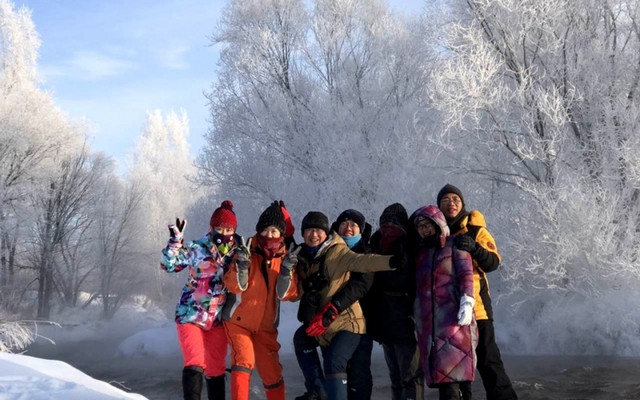 伊春雪国游 7 转载大连游客瑜伽之微信朋友圈 伊春游记攻略 携程攻略