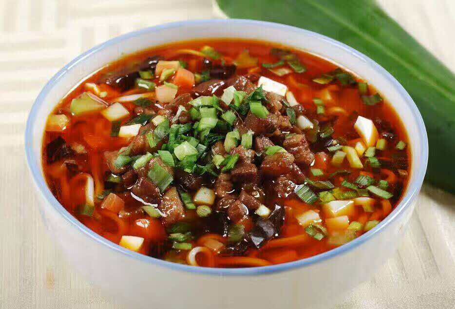 陕西面馆油泼辣子biangbiang面