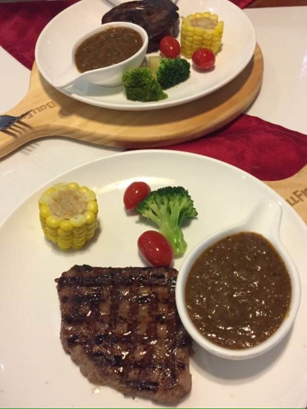 2023斗牛士牛排(银泰百货庆春店)美食餐厅,牛排没有入味 蘑菇酱好难吃
