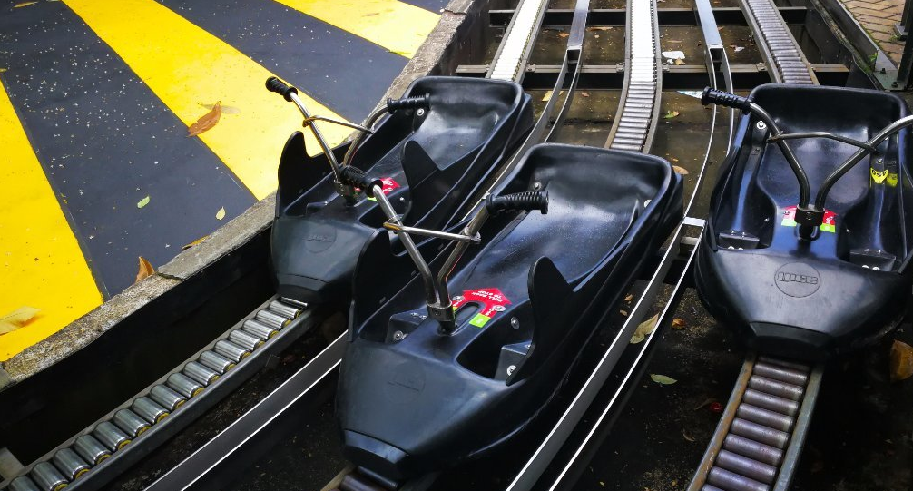 圣淘沙天际线斜坡滑车