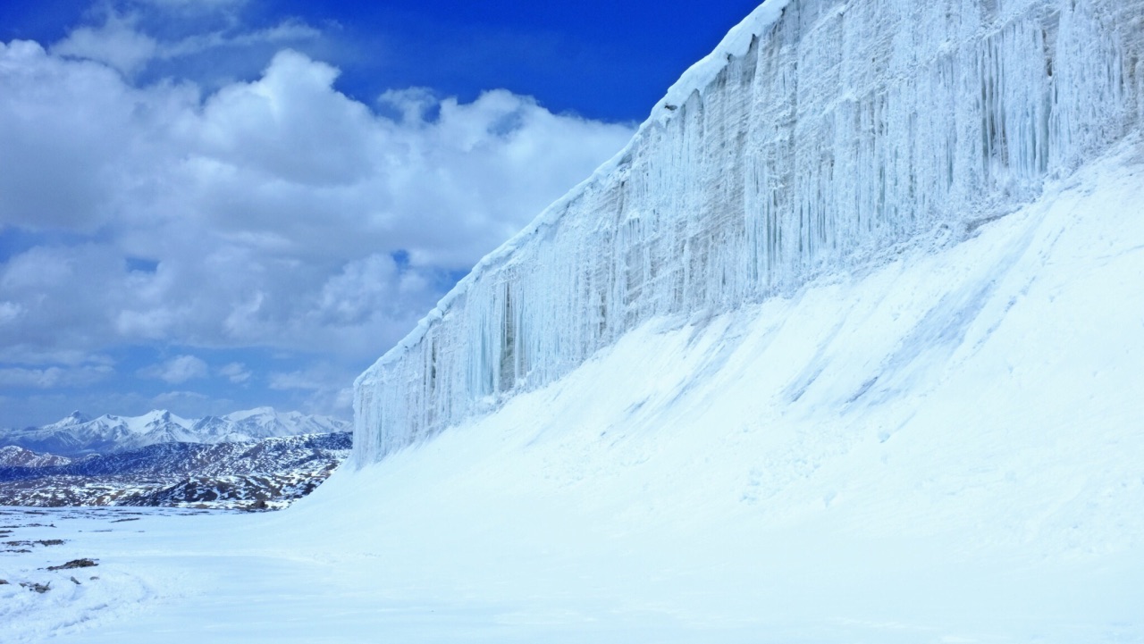 祁连山八一冰川图片