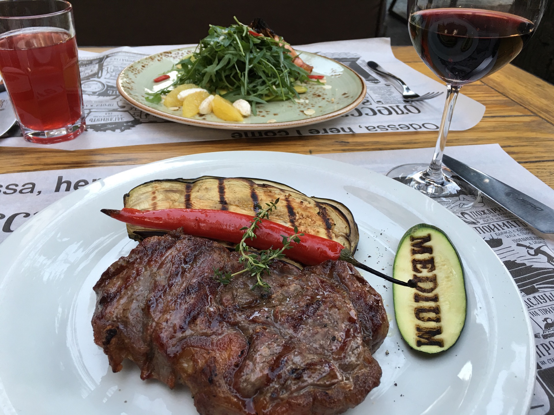 敖德萨steakhouse. meat & wine好吃吗,steakhouse.