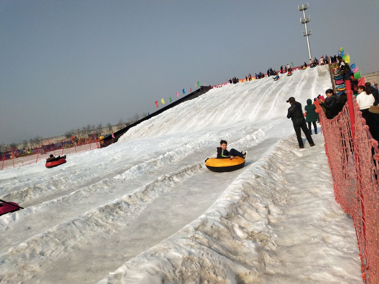 藁城滹沱河滑雪场图片