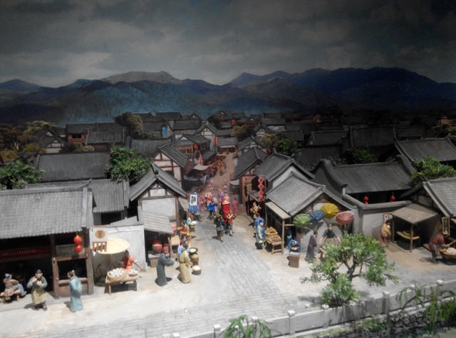 宋代福州安泰河畔市井繁荣场景复原