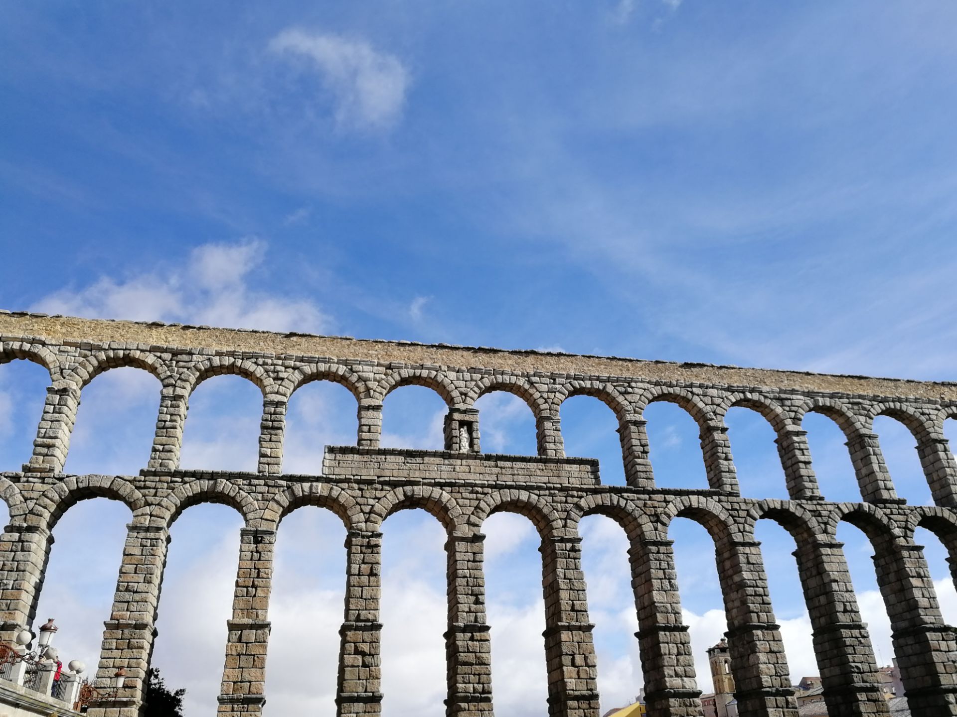 古罗马大渡槽aqueduct of segovia