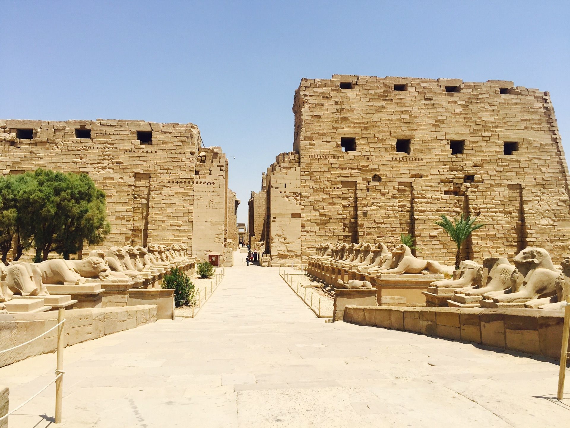 埃及卡尔纳克神庙的公羊大道-中关村在线摄影论坛