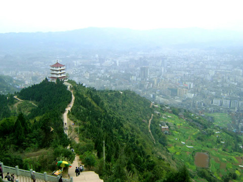 達州鳳凰山旅遊景點攻略圖