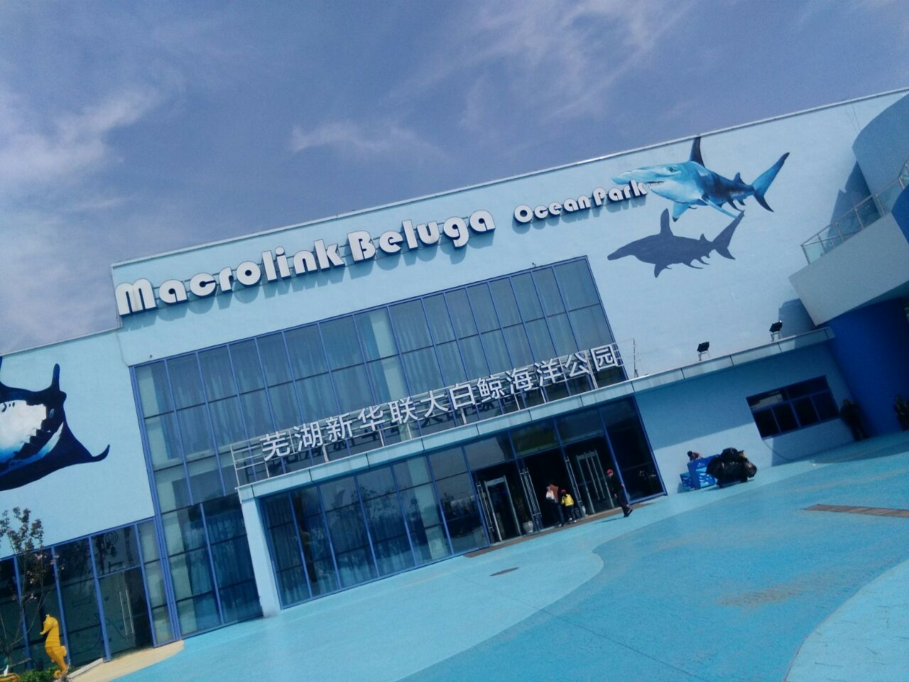 【携程攻略】芜湖新华联大白鲸海洋公园景点,不管是设计风格还是小动