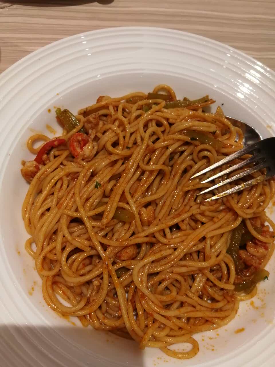 2021必胜客(天益城店)美食餐厅,尝尝鲜,麻辣小龙虾意面很好.