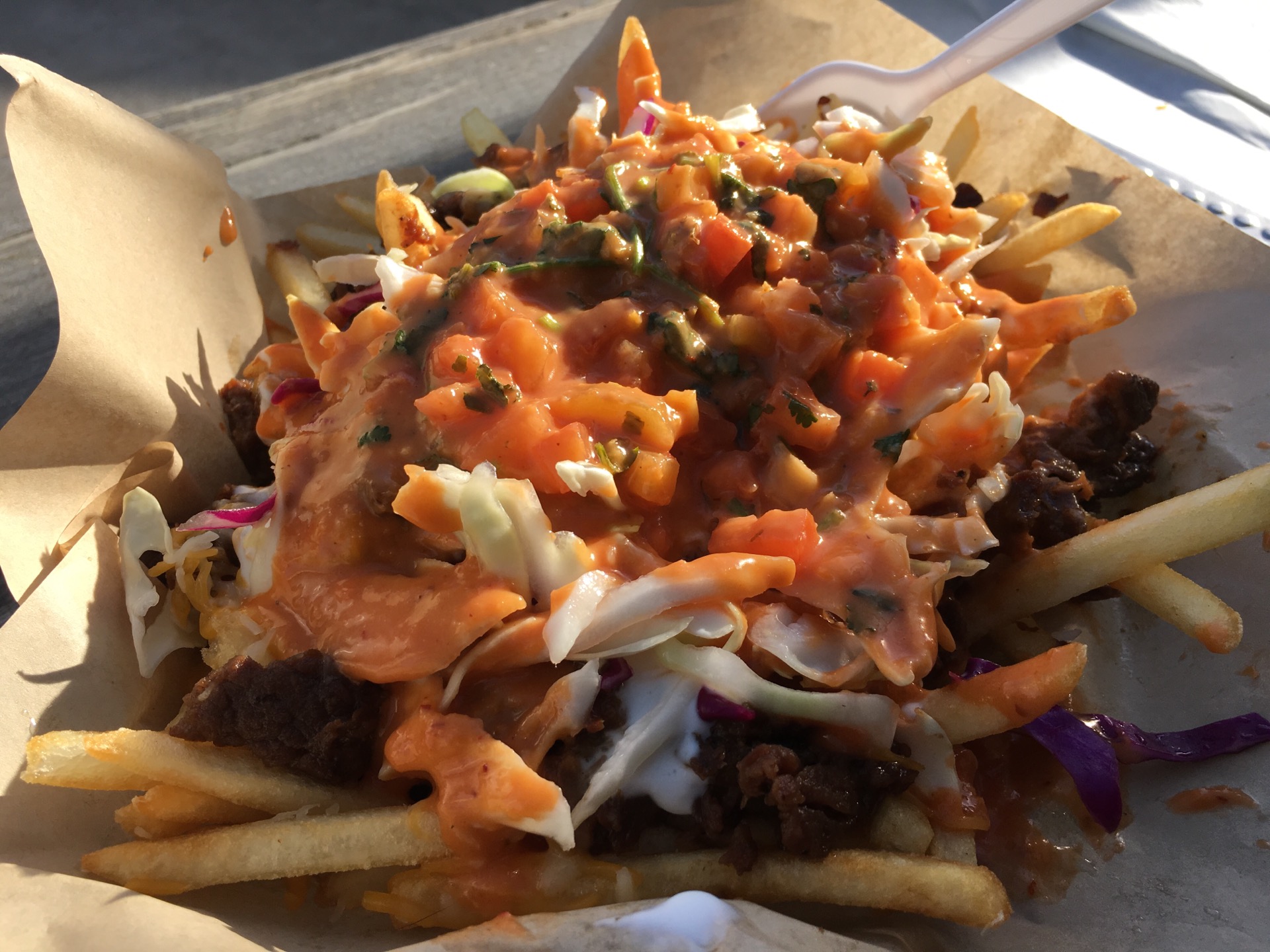 fries with bulgogi! so good.