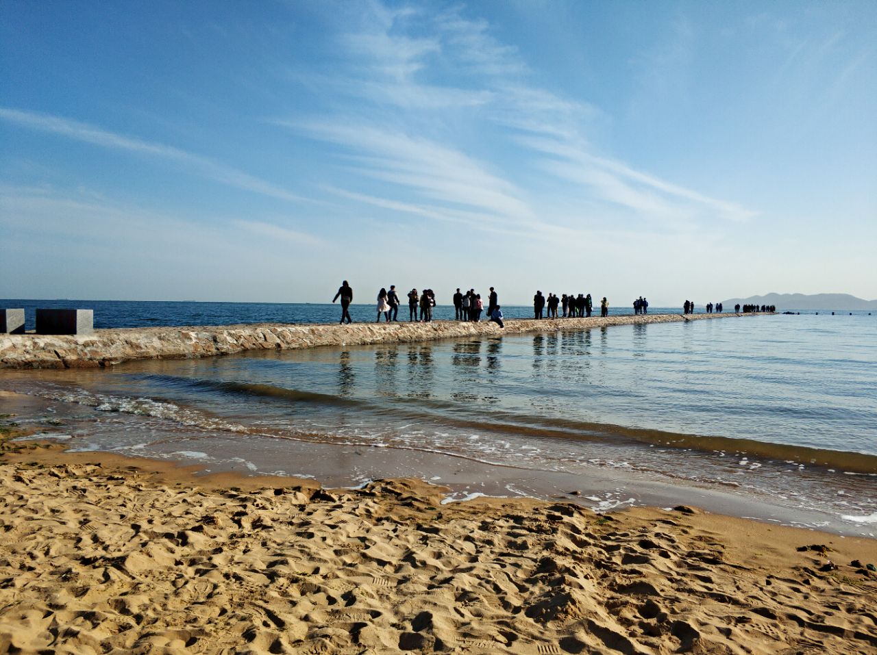 2019第二海水浴场游玩攻略,可以在海边坐着吹吹风,看幸.