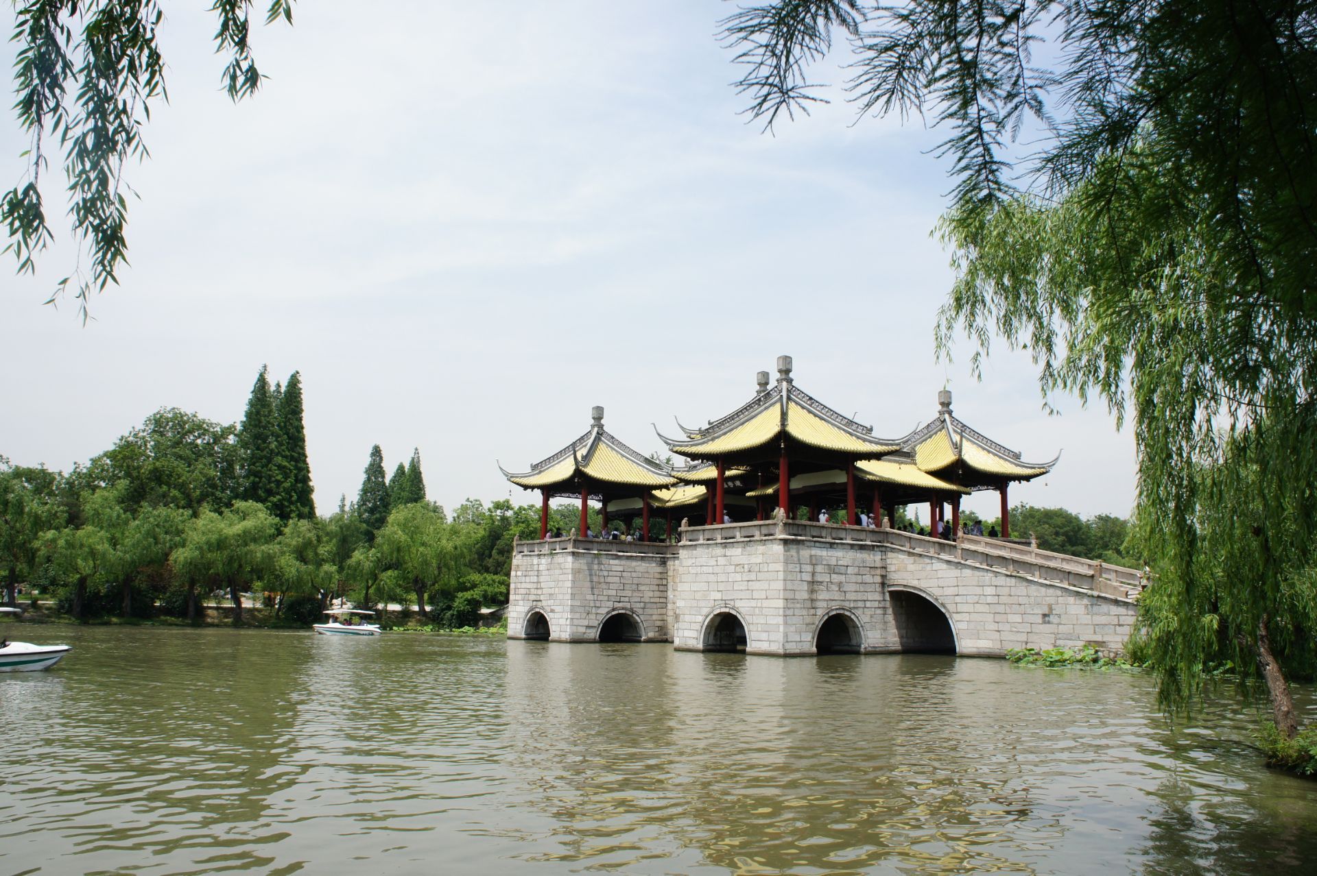 杭州西湖长桥公园高清摄影大图-千库网