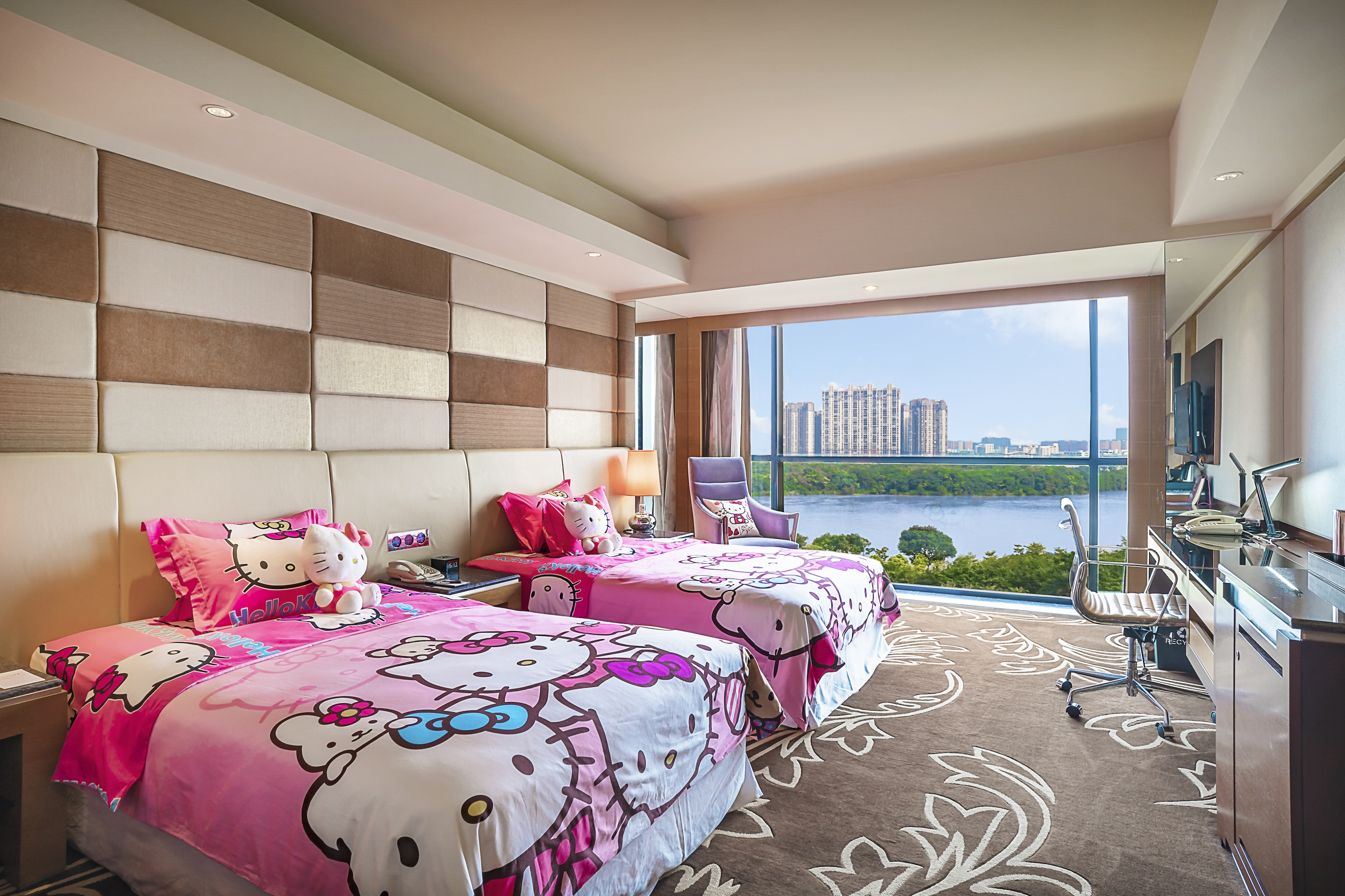 佛山顺德喜来登酒店#hello kitty主题亲子房有相连房吗