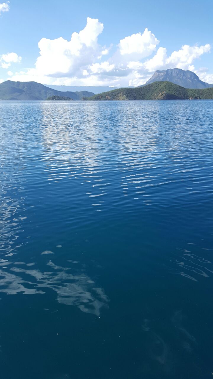 湖面清水照片图片
