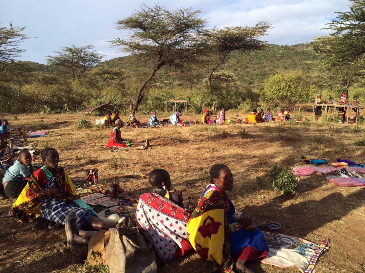 肯尼亚马赛村落