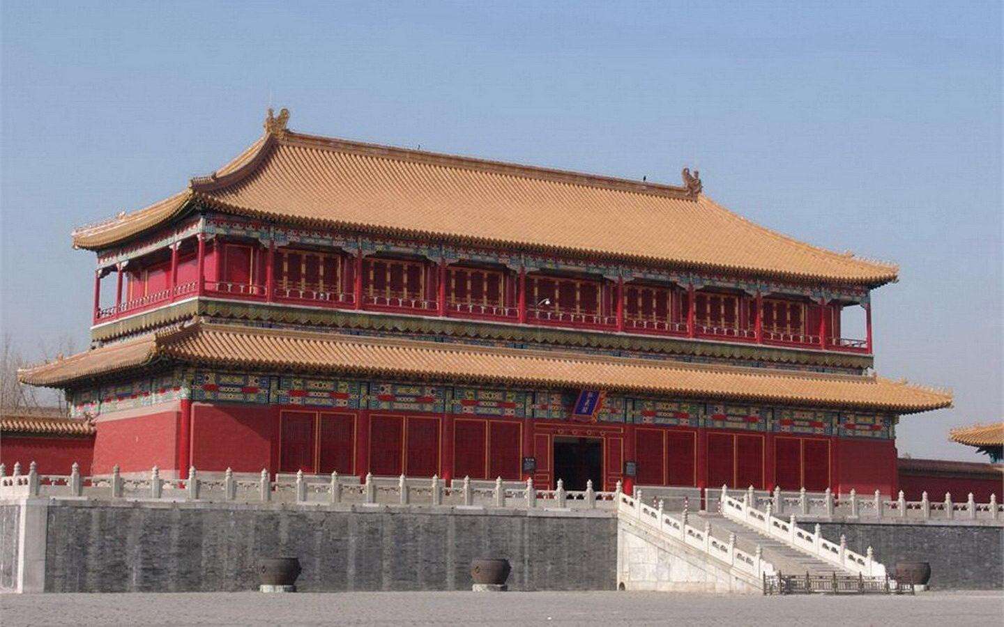 古色古香的建筑,富有帝王气息的地方,中国封建社会的政权中心,保持