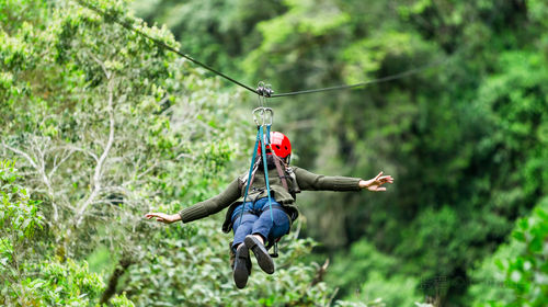 泰国甲米冒险乐园丛林飞跃 treetop丛林飞跃半日游【趣味冒险 专业