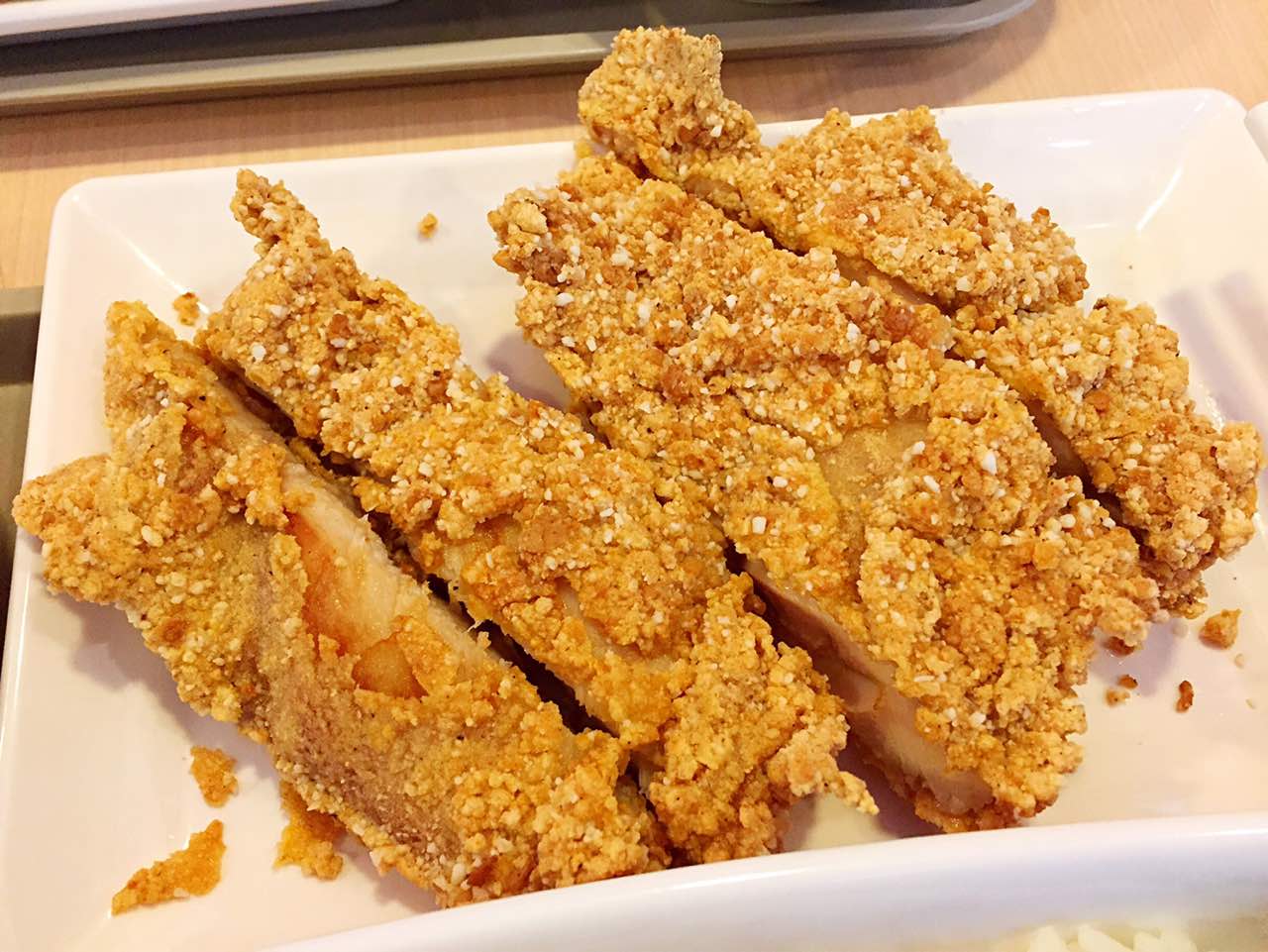 永和大王(赤峰路店)餐馆,用了支付宝领取的15元代金券购买的酥嫩鸡排