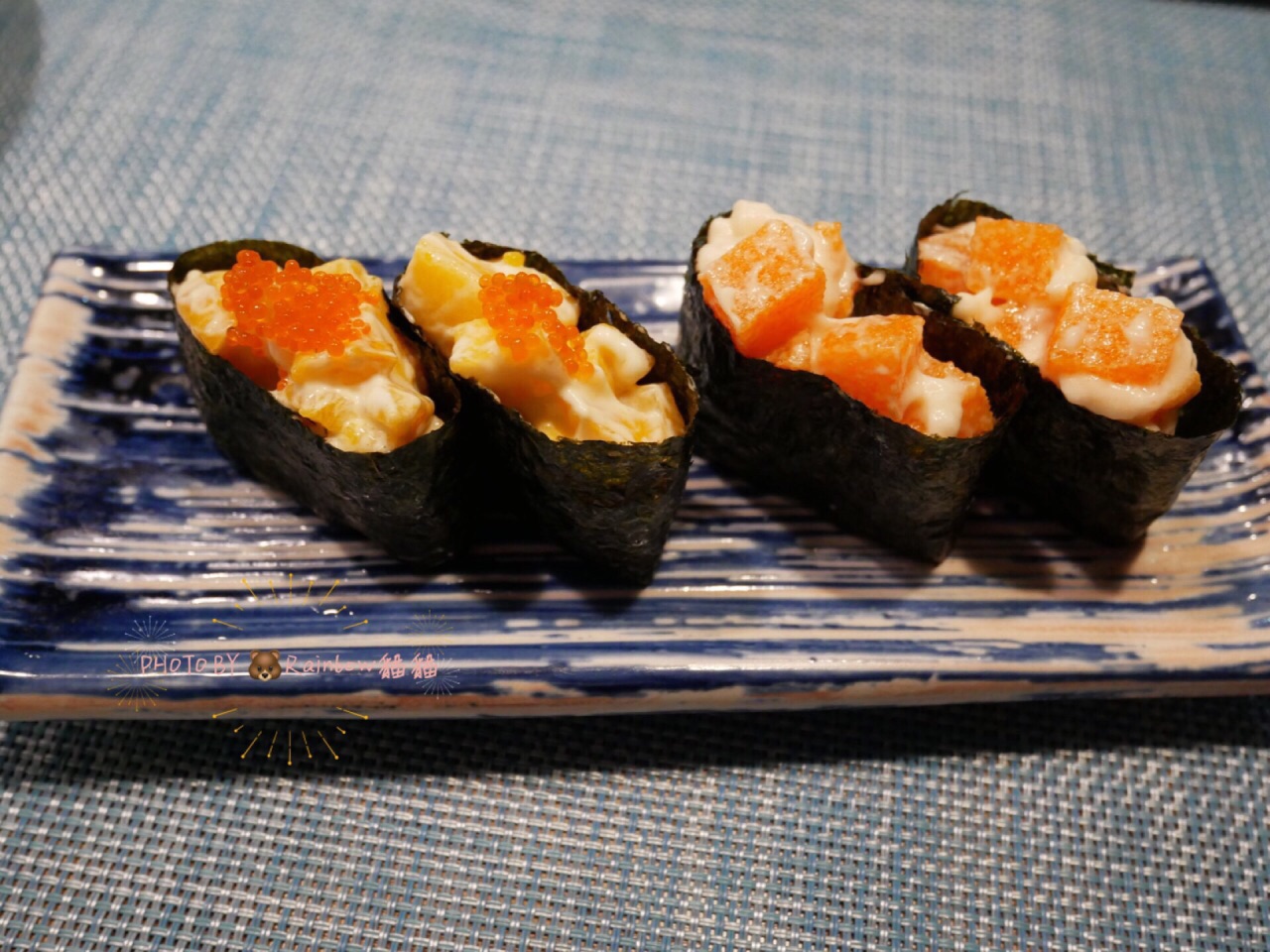 茹悦精致料理-黑米寿司打卡点