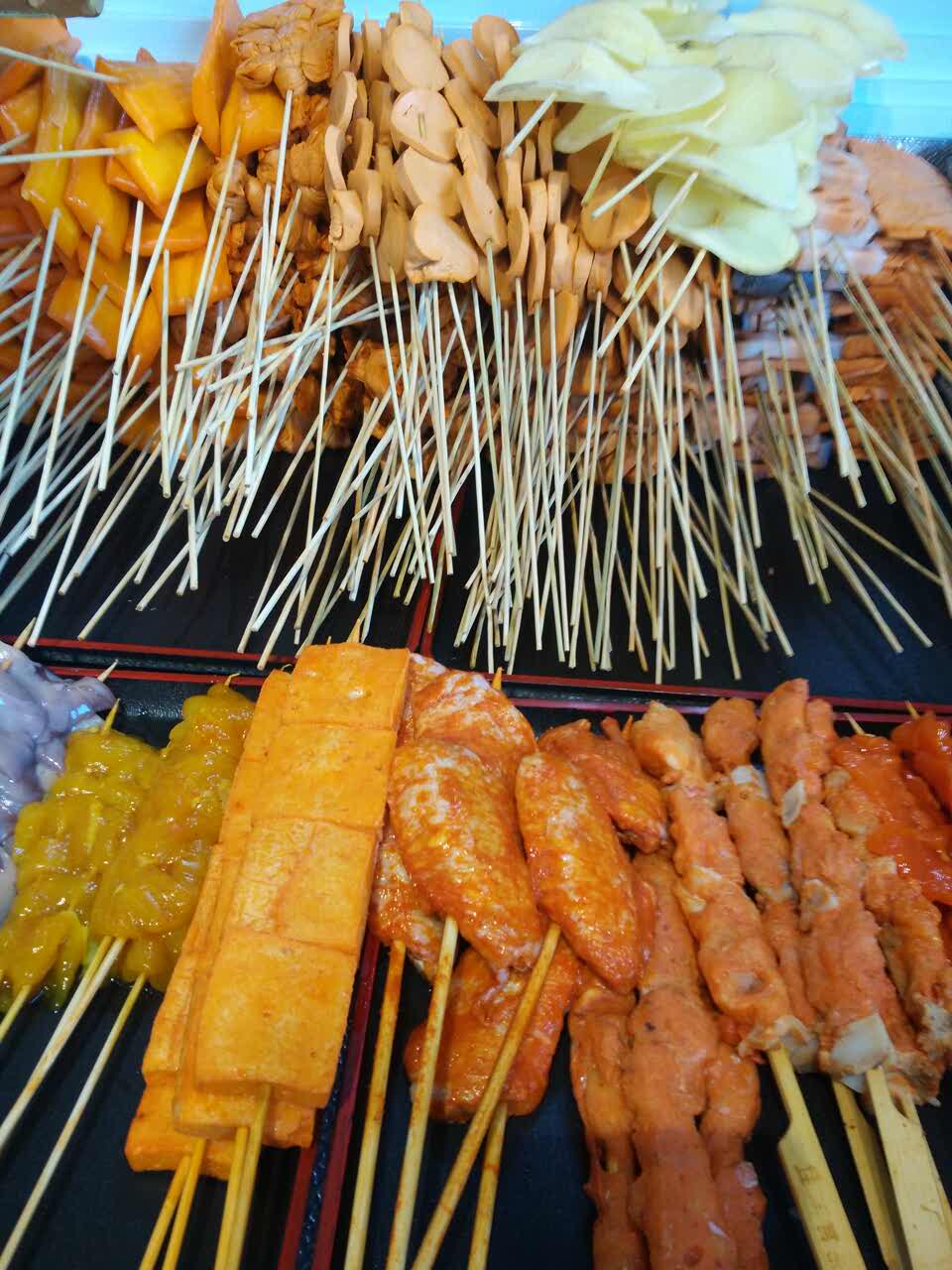 麻辣串菜品种类图片图片