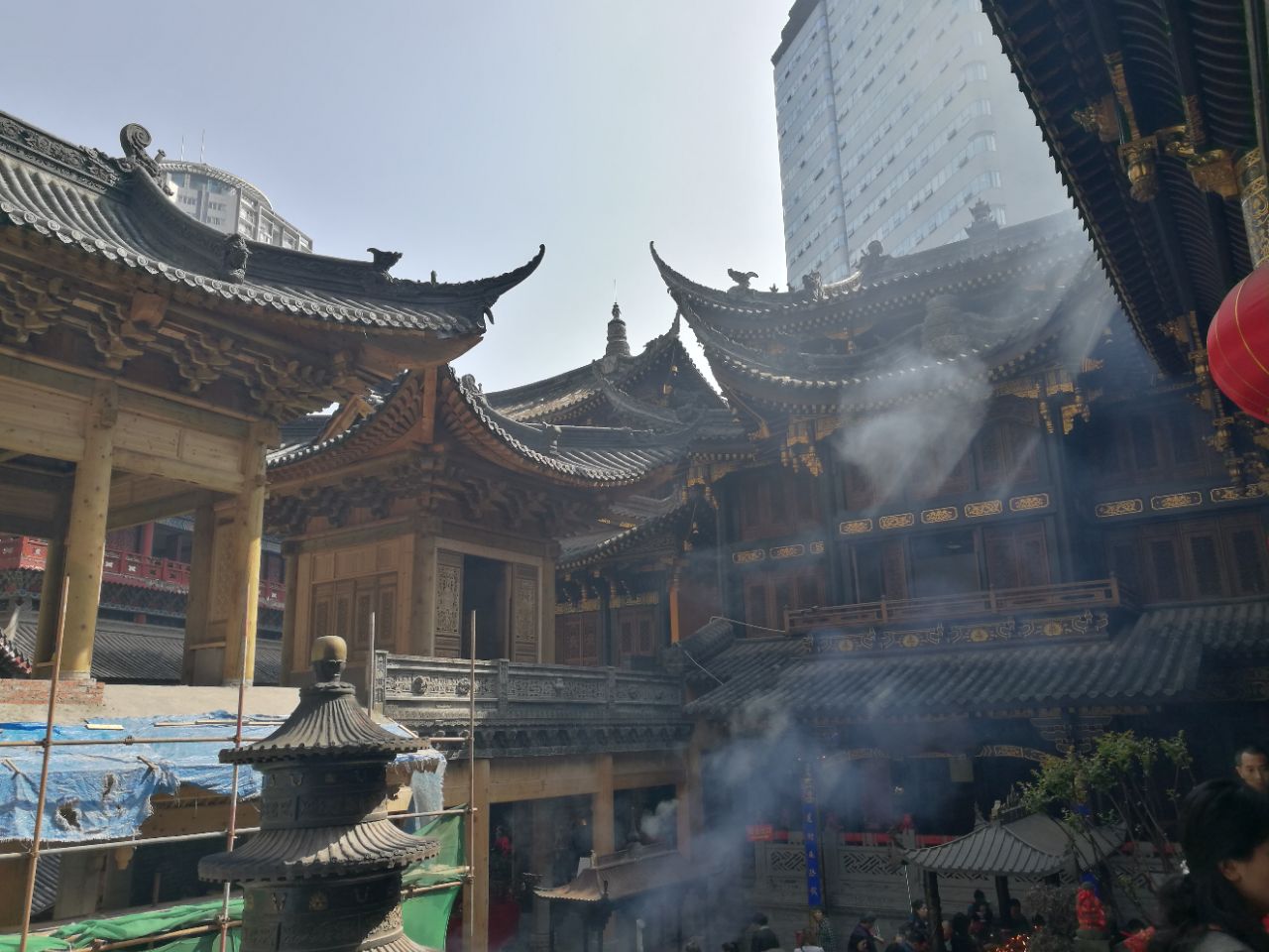 【攜程攻略】重慶羅漢寺景點,10塊錢門票,雖然在建造維修,但香火依然