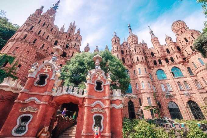 重庆网红地打卡-华生园金色的梦幻蛋糕城堡-携程攻略