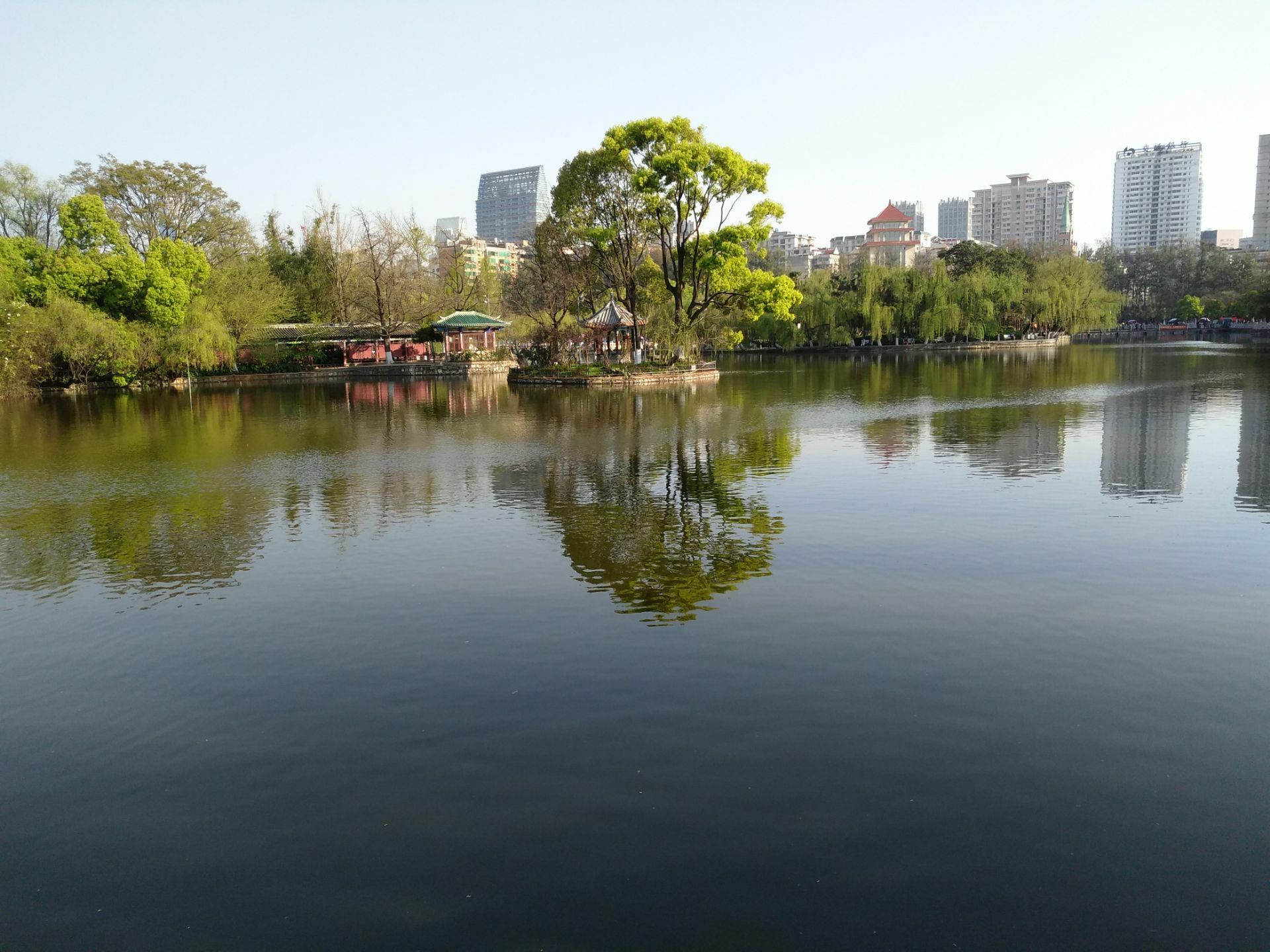 浦江翠湖公园图片