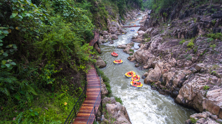 五指山红峡谷漂流游玩攻略-红峡谷漂流门票多少钱/价格表-团购票价